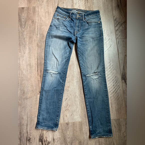 American Eagle outfitters men’s extreme flex slim straight 29/32 jeans - Picture 1 of 8
